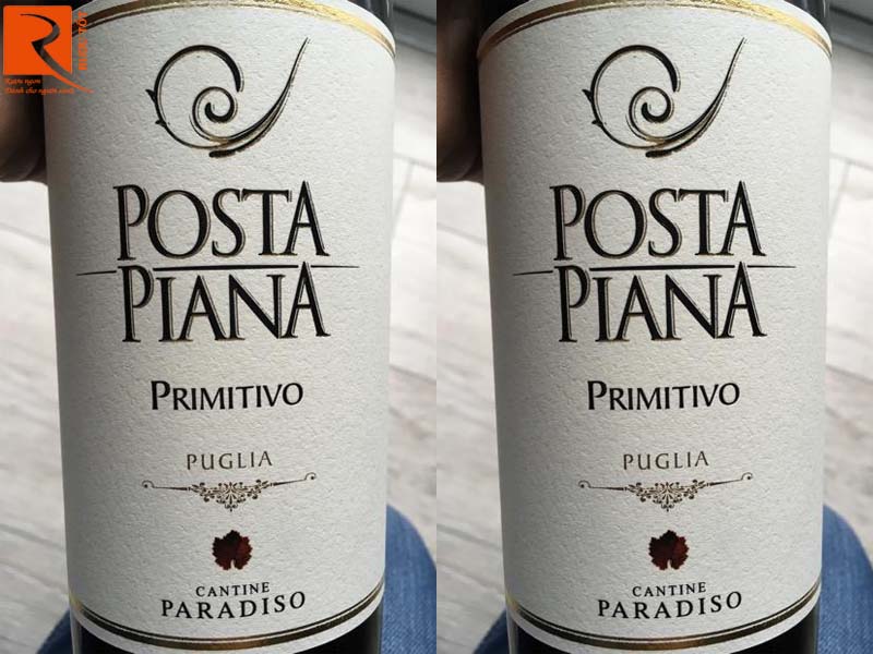 Posta Piana Primitivo Cantine Paradiso